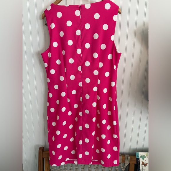 Alyx Pink and White Polka Dot Dress Size 12 EUC - Picture 4 of 5